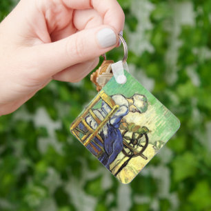 The Spinner by Vincent van Gogh Keychain