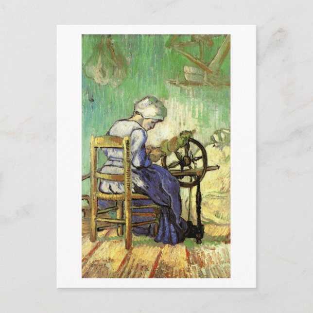 The Spinner, Van Gogh Fine Art Postcard (Front)