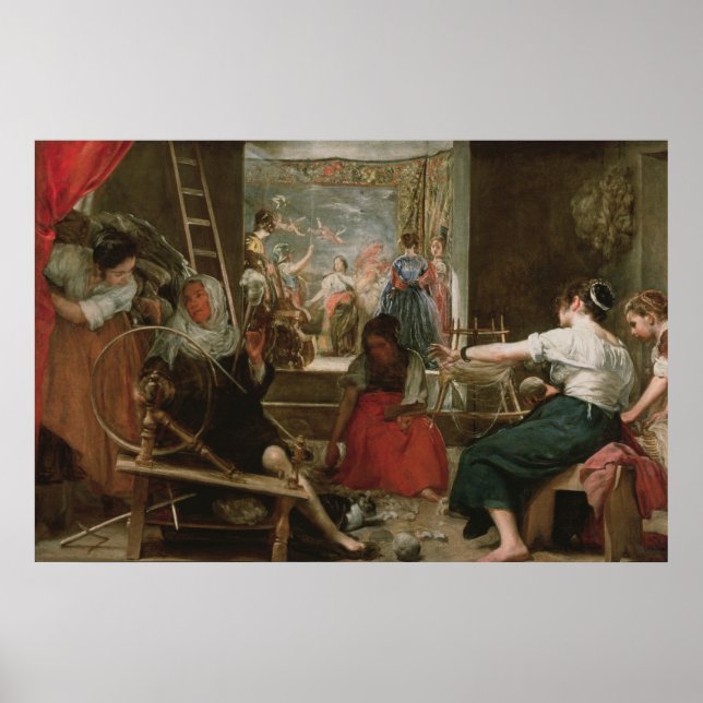 The Spinners, or The Fable of Arachne, 1657 Poster (Front)