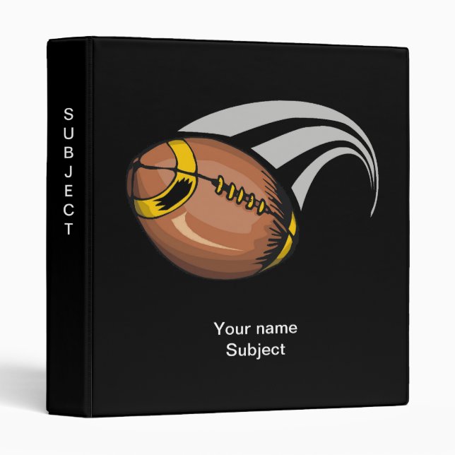 The spinning Football - Binder (Front/Spine)