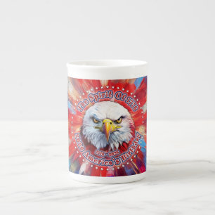 The Spirit Of 1776, 2026 America’s Red Eagle Firew Bone China Mug