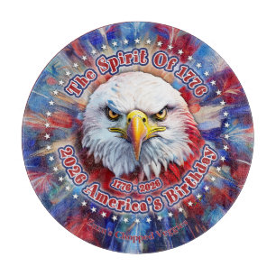 The Spirit Of 1776, 2026 America’s Red Eagle Firew Cutting Board