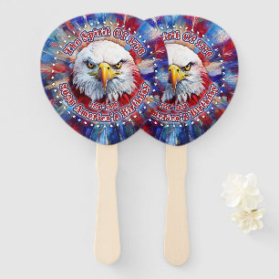 The Spirit Of 1776, 2026 America’s Red Eagle Firew Hand Fan