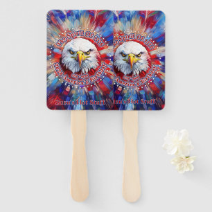 The Spirit Of 1776, 2026 America’s Red Eagle Firew Hand Fan