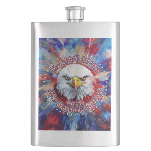 The Spirit Of 1776, 2026 America’s Red Eagle Firew Hip Flask