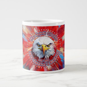 The Spirit Of 1776, 2026 America’s Red Eagle Firew Large Coffee Mug