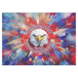 The Spirit Of 1776, 2026 America’s Red Eagle Firew Tablecloth