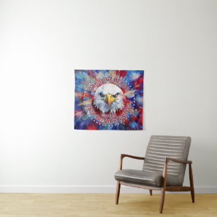 The Spirit Of 1776, 2026 America’s Red Eagle Firew Tapestry