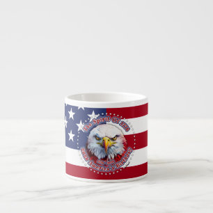 The Spirit Of 1776, 2026 America’s Red Eagle Flag Espresso Cup