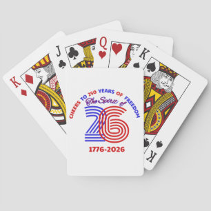 THE SPIRIT OF 26 - CHEERS TO 250 YEARS PLAYING CARDS