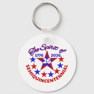 THE SPIRIT OF 26 - SEMIQUINCENTENNIAL KEYCHAIN