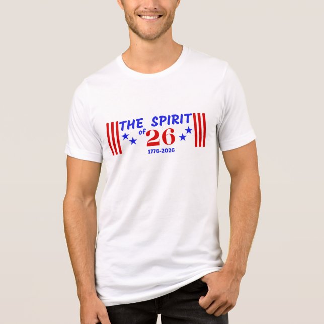 THE SPIRIT OF 26 Tri-Blend SHIRT (Front)