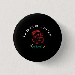 THE SPIRIT OF CHRISTMAS 1 INCH ROUND BUTTON