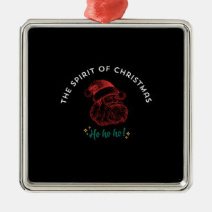THE SPIRIT OF CHRISTMAS METAL ORNAMENT