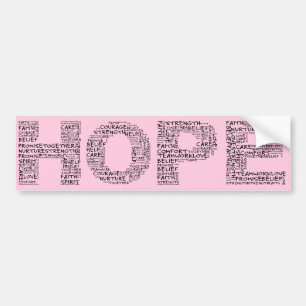 The Spirit of Hope (Black Text) Bumper Sticker
