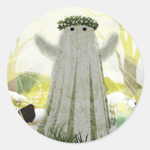 The Spirit Of Imbolc Classic Round Sticker