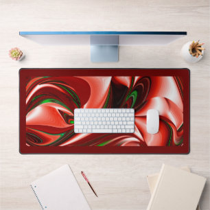 The spirit of Love and Hope Abstract 3D Rainbowart Desk Mat