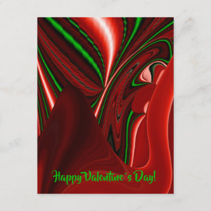 The spirit of Love and Hope Abstract 3D Rainbowart Enclosure Card
