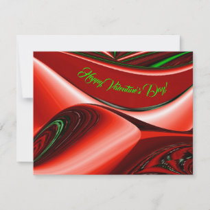 The spirit of Love and Hope Abstract 3D Rainbowart RSVP Card