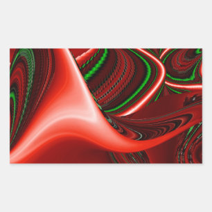 The spirit of Love and Hope Abstract 3D Rainbowart Sticker