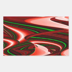 The spirit of Love and Hope Abstract 3D Rainbowart Sticker