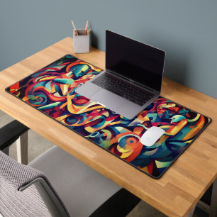 The spirit of music and performing arts desk mat