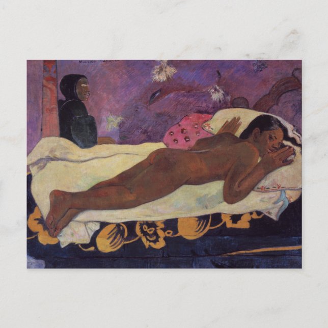 The Spirit of the Dead Keep Watch by Gauguin Postc Postcard (Front)