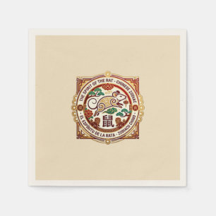 The Spirit of the Rat / Chinese Zodiac Rat Napkin
