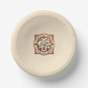 The Spirit of the Rat / Zodiaco Chino Rata Paper Plate
