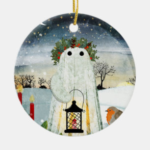 The Spirit Of The Winter Solstice Ceramic Ornament