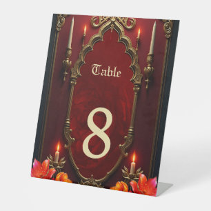 The spirit of the wonderful vintage style. pedestal sign