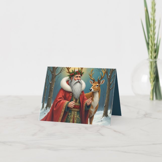 The spirit of Yule Holiday Card (Front)