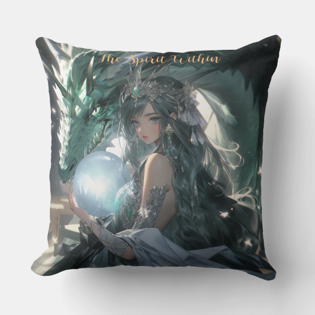 The Spirit Within Throw Pillow (Front)