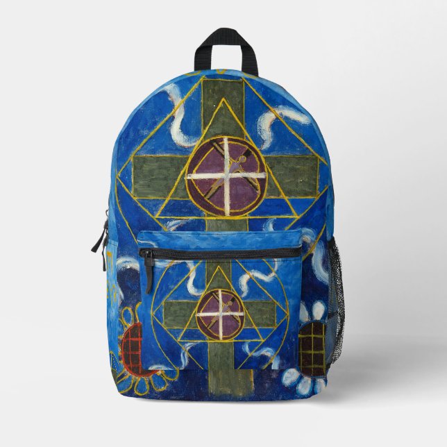 The Spirit World, No.16, 1913 by Anna Cassel Printed Backpack (Front)
