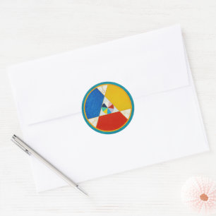 The Spirit World, No.39, 1915 by Anna Cassel Classic Round Sticker