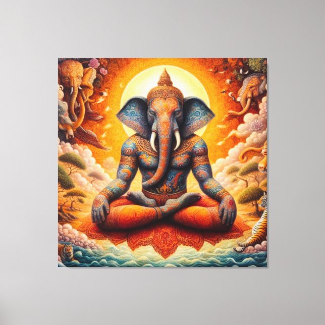The spiritual art canvas print (Front)