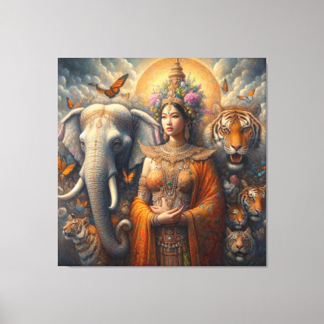 The spiritual art canvas print (Front)