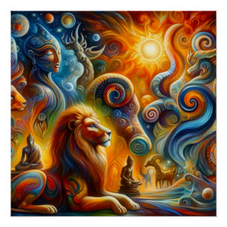 The spiritual art poster