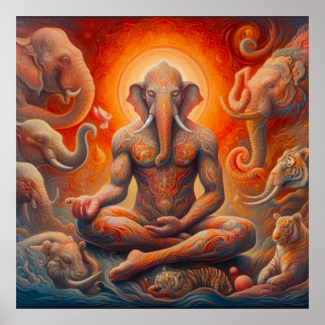 The spiritual art poster (Front)