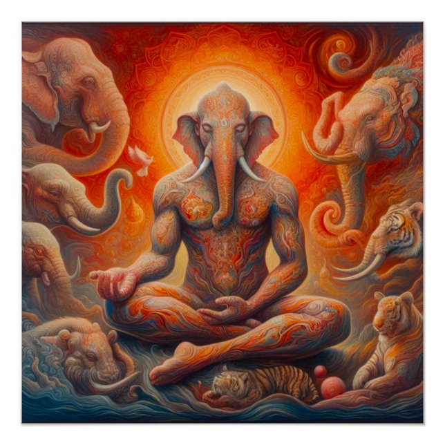 The spiritual art poster (Front)