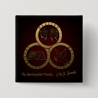 The Spiritualists' Trinity (GMH Sincerely) 2 Inch Square Button