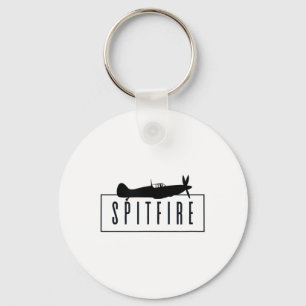 The Spitfire, An Iconic British Fighter Plane _ Wo Keychain