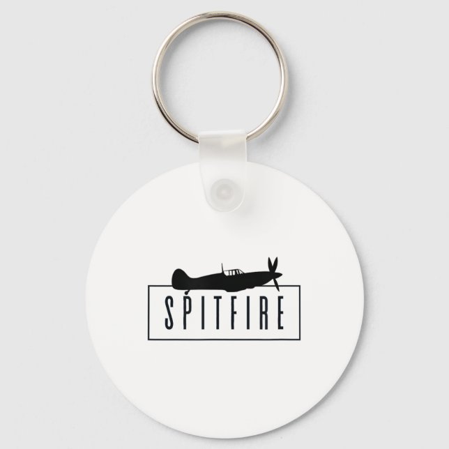 The Spitfire, An Iconic British Fighter Plane _ Wo Keychain (Front)