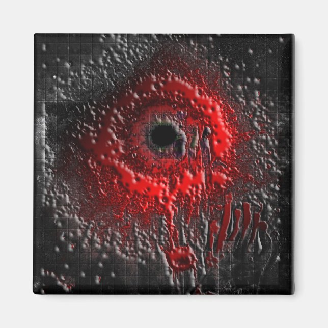 The Splatter Effect Magnet (Front)