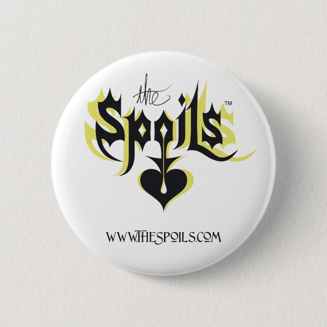 The Spoils Logo 2 Inch Round Button (Front)