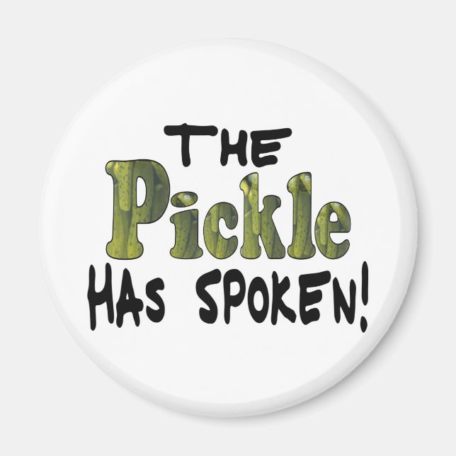 The Spoken Pickle Magnet (Front)
