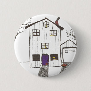 The Spooky House 2 Inch Round Button