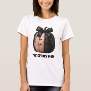 The Spooky Mom Halloween Pumpkin T-Shirt