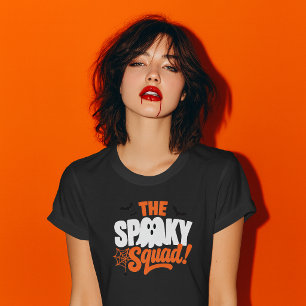 The Spooky Squad Halloween Design T-Shirt