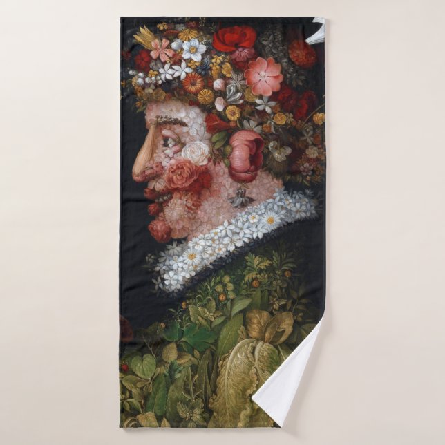 The Spring, Arcimboldo Bath Towel (Bath Towel)